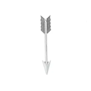 10 Pcs Tibetan Silver ARROW 61mm x 11mm Charms Pendants, Lead & Nickel Free Metal Charms Pendants Beads