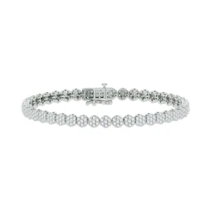 14K 4.00ct Diamond Bracelet