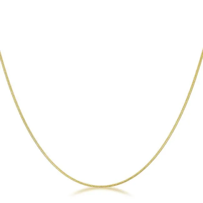 18 Inch Golden Snake Chain