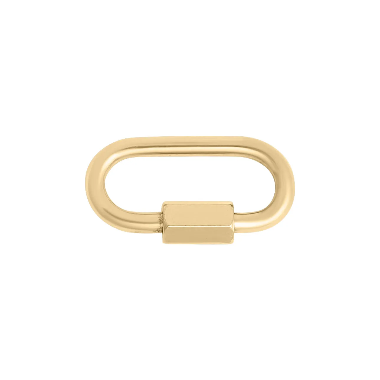 18K Gold PVD Stainless Steel Classic Carabiner / ENC0034