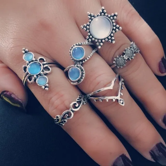 Antique Gold Knuckle Rings