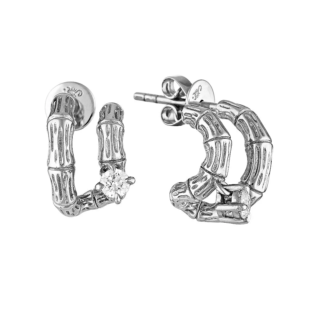 BAMBU HOOPS - Silver