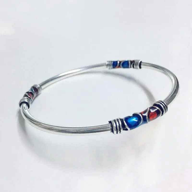 Bangle 925 Sterling Silver Bracelet