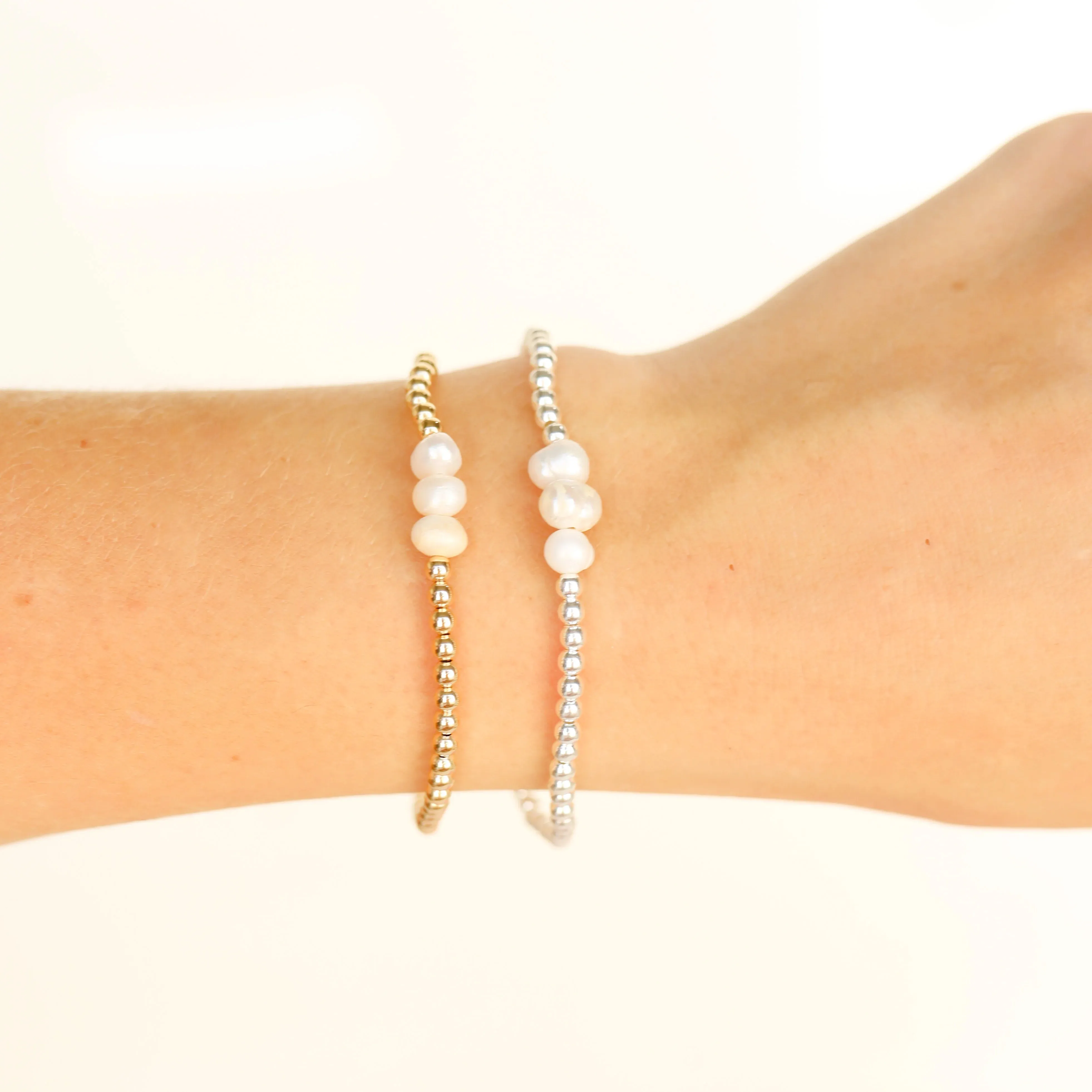 Beaded Blondes | Harper Bracelet in Silver