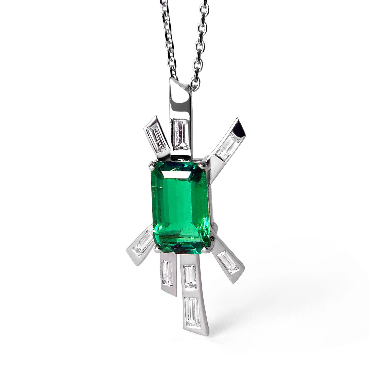 Bespoke Patrizia Emerald Pendant