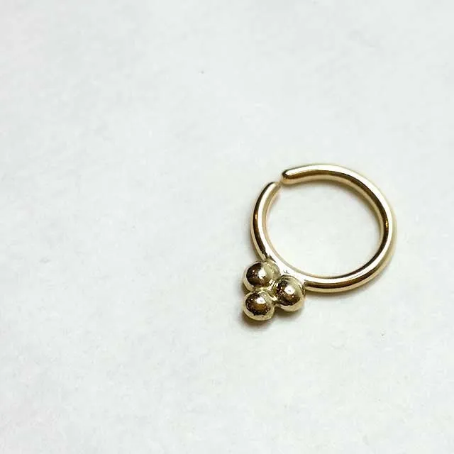 Bindi Mod - 14k Gold Septum Ring