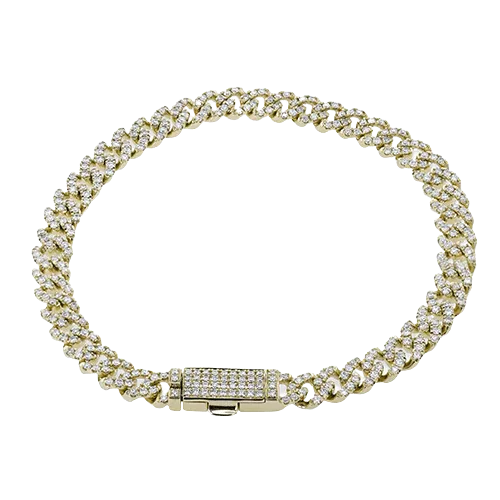 Bracelet in 14k Gold with Diamonds