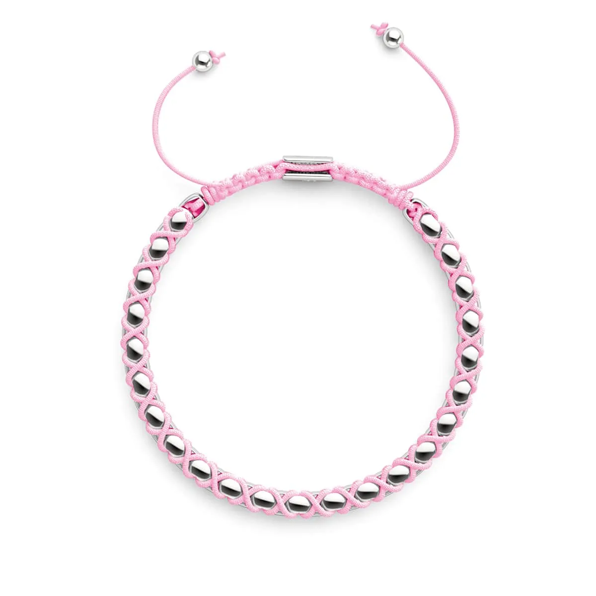 Bubblegum x Silver | Catena Links Bracelet