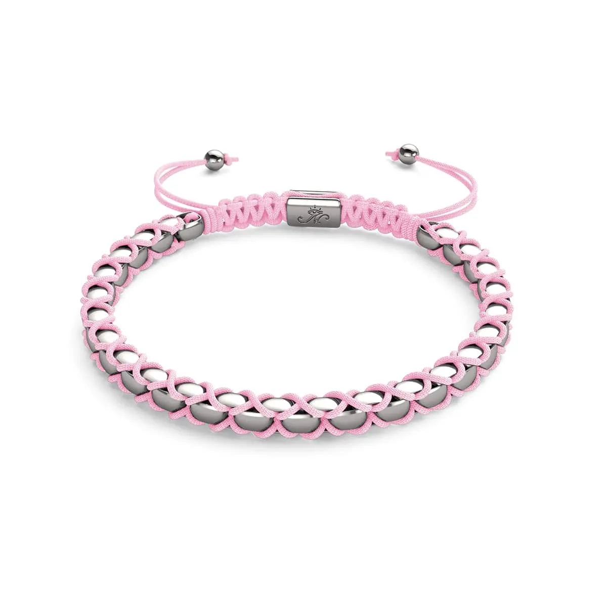 Bubblegum x Silver | Catena Links Bracelet