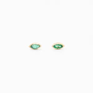 Bud Emerald Earrings