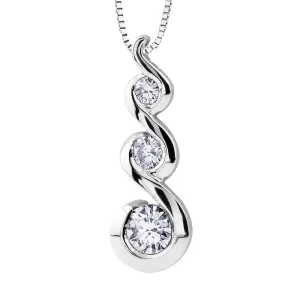 Canadian Diamond Tides of Love Pendant