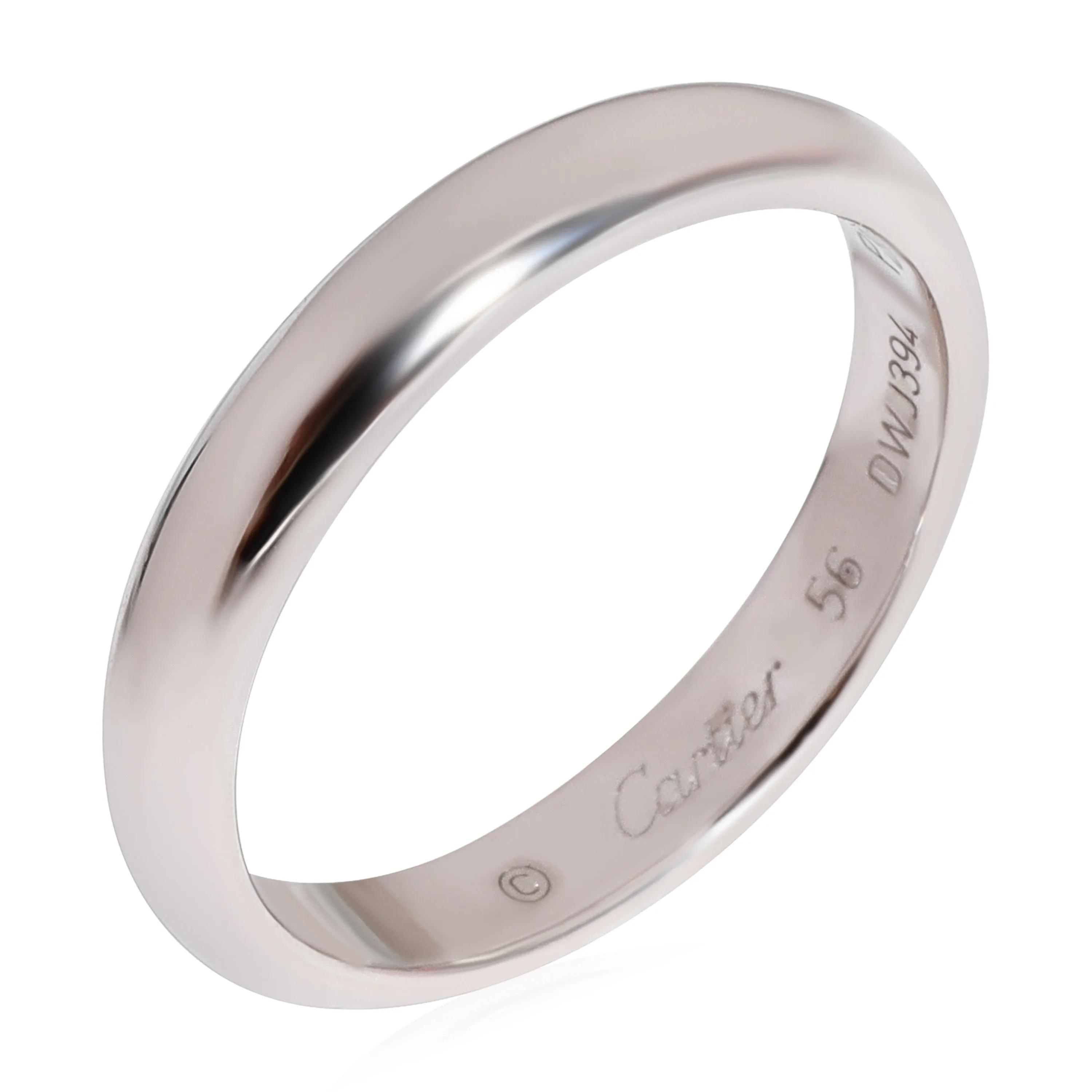 Cartier 1895 3.5 mm Wedding Band in 950 Platinum