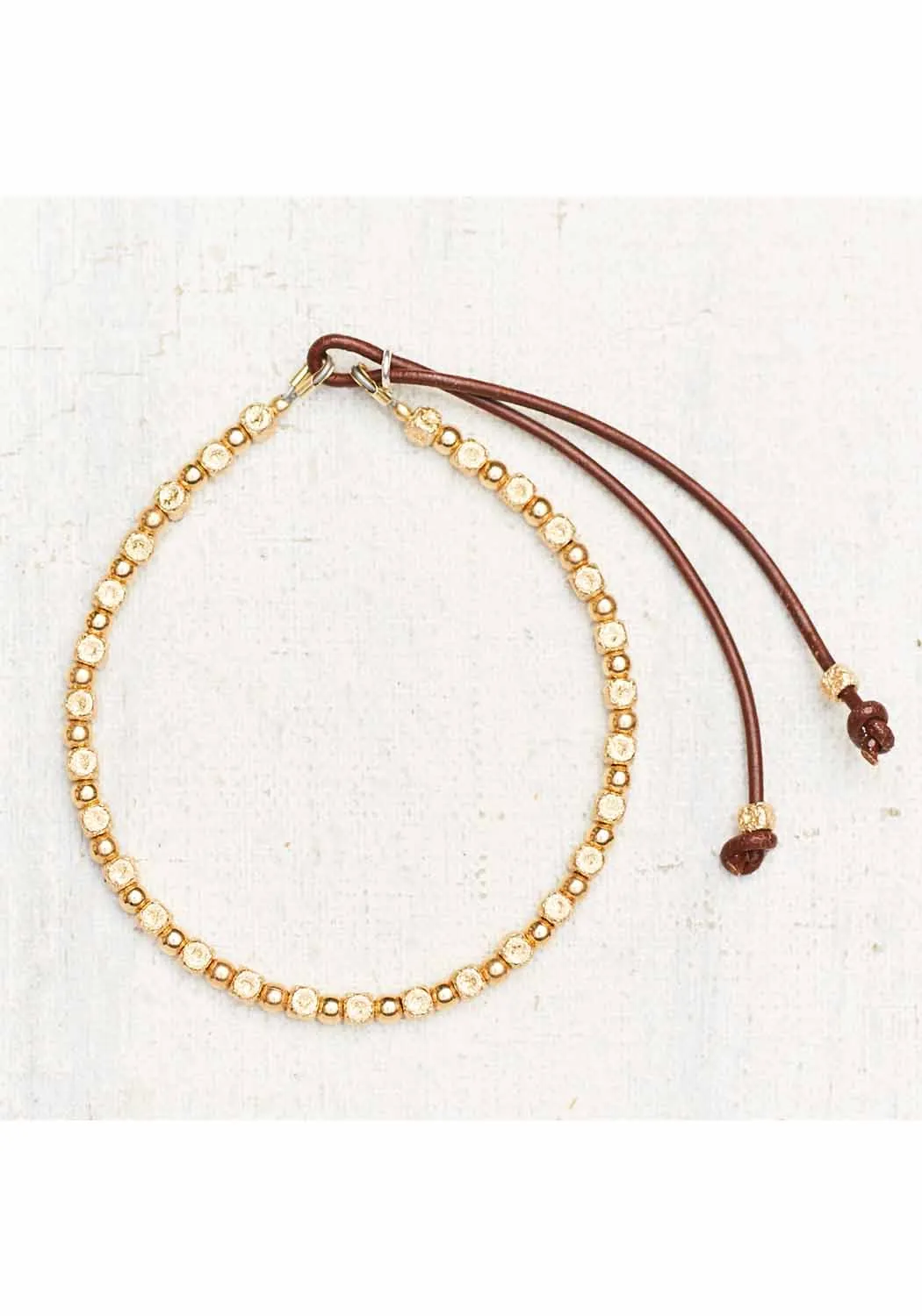 Catherine Michiels Ciao 14K Yellow Gold Bead Bracelet