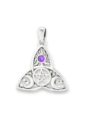 Celestial Triquetra Pendant