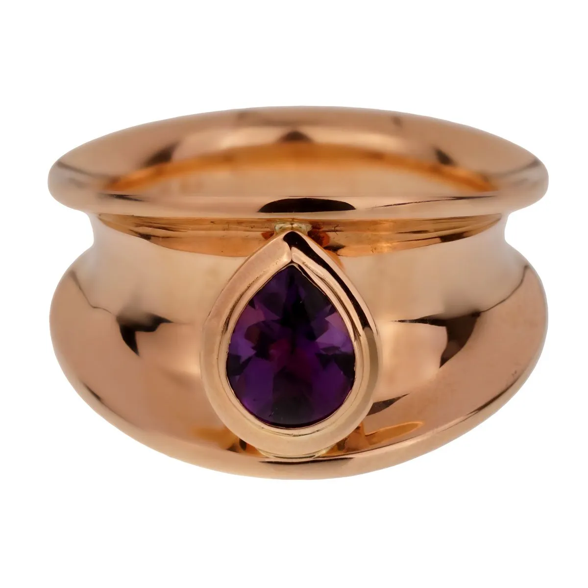 Chopard Imperiale Pear Amethyst Rose Gold Ring