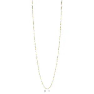 Classic Gigi White sautoir, Yellow Gold, 23.6"