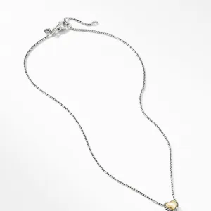 David Yurman Cable Cookie Classic Heart Necklace