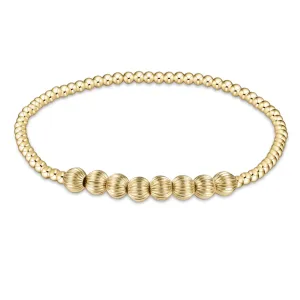 Dignity Beaded Bliss 2.5mm Bead Bracelet- 5mm Gold