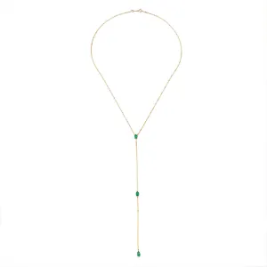 EMERALD PEAR LARIAT