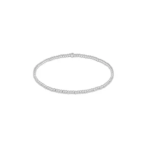 enewton Classic Sterling Silver 2mm Bead Bracelet Extend