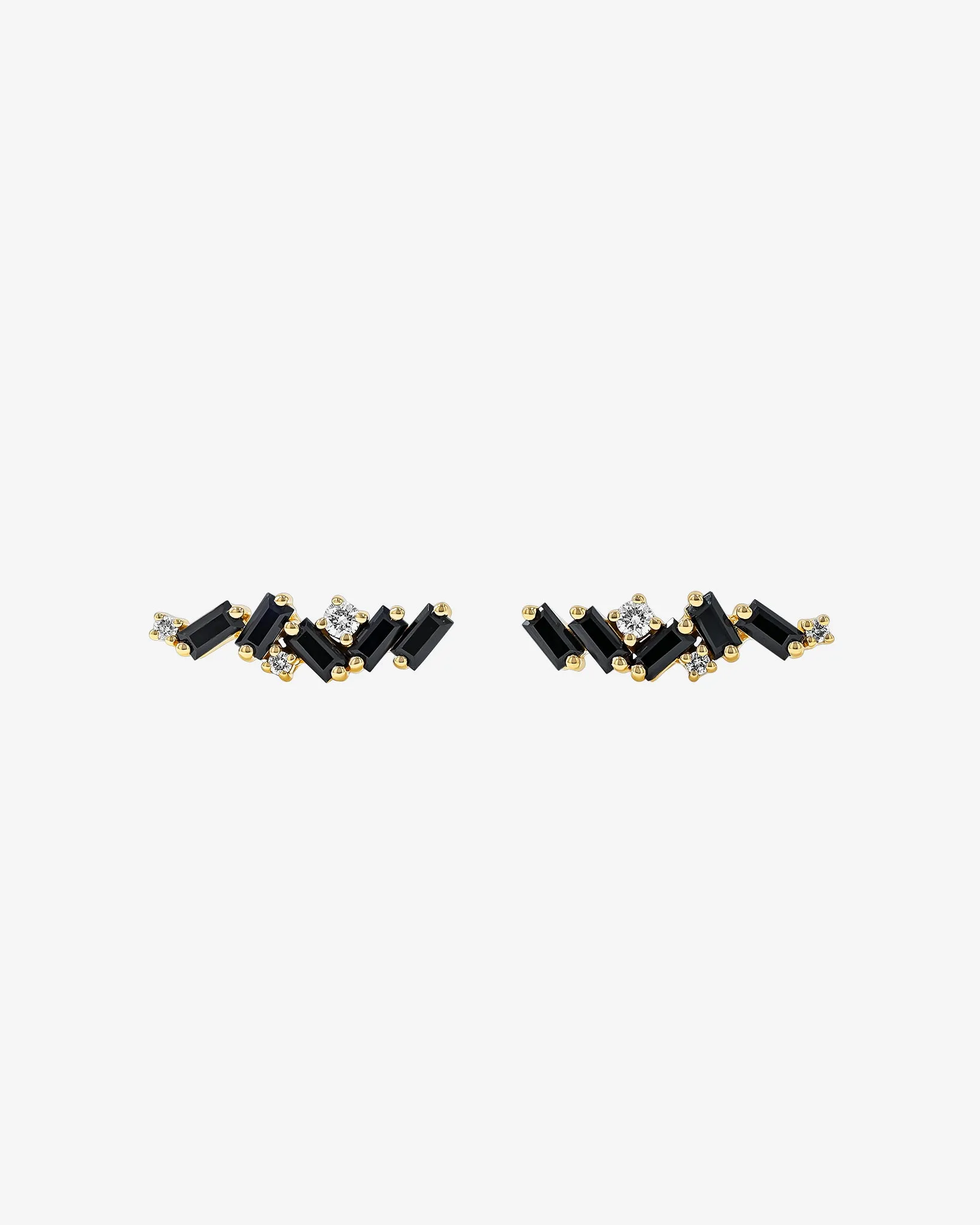 Frenzy Black Sapphire Studs