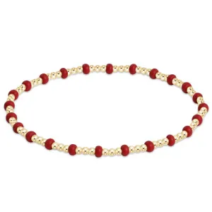 gameday hope gold sincerity bracelet - crimson by enewton