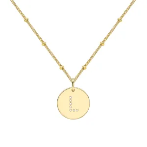 Gold Vermeil Alphabet L Necklace