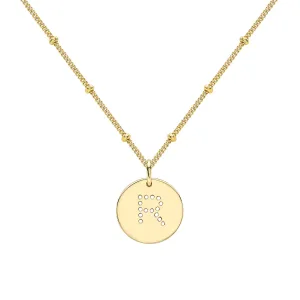 Gold Vermeil Alphabet R Necklace