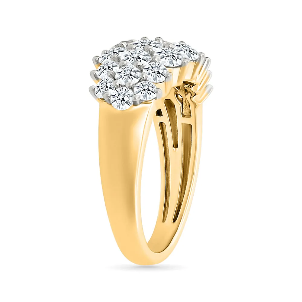 Immense Gold & Diamond Ring