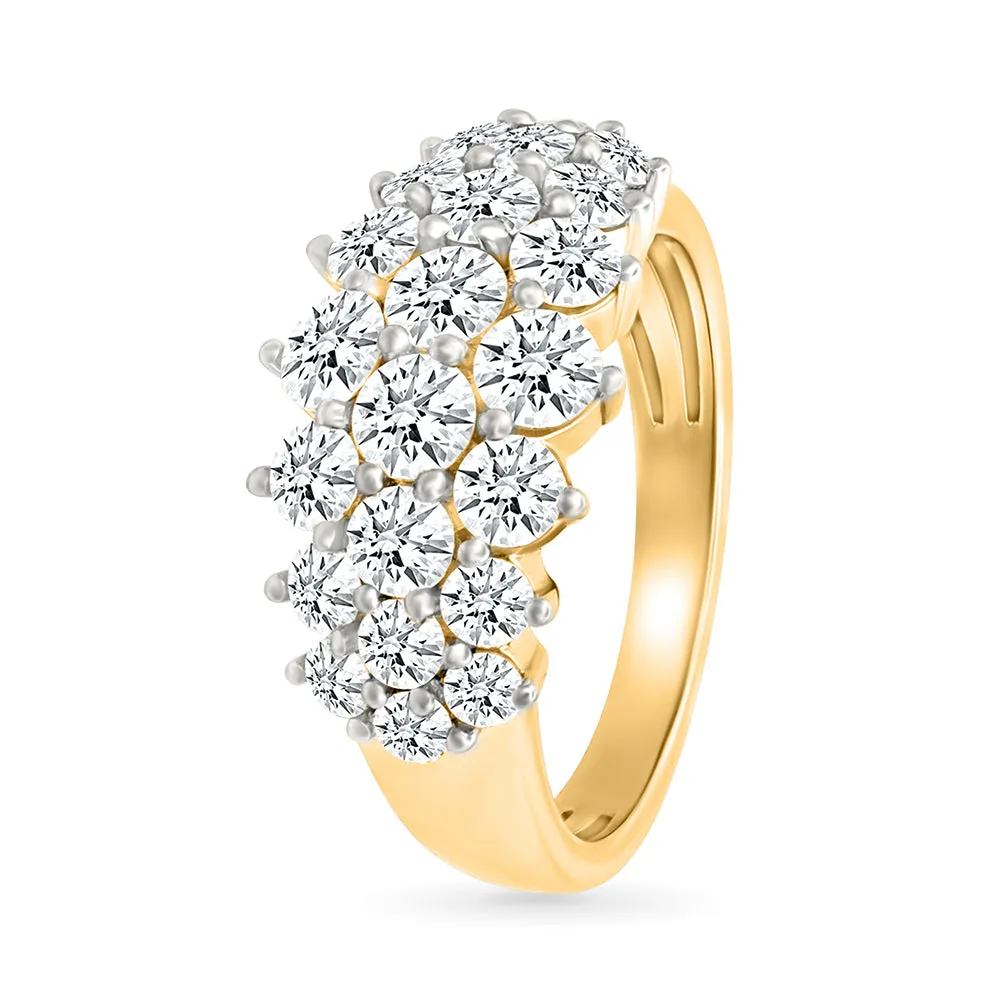 Immense Gold & Diamond Ring