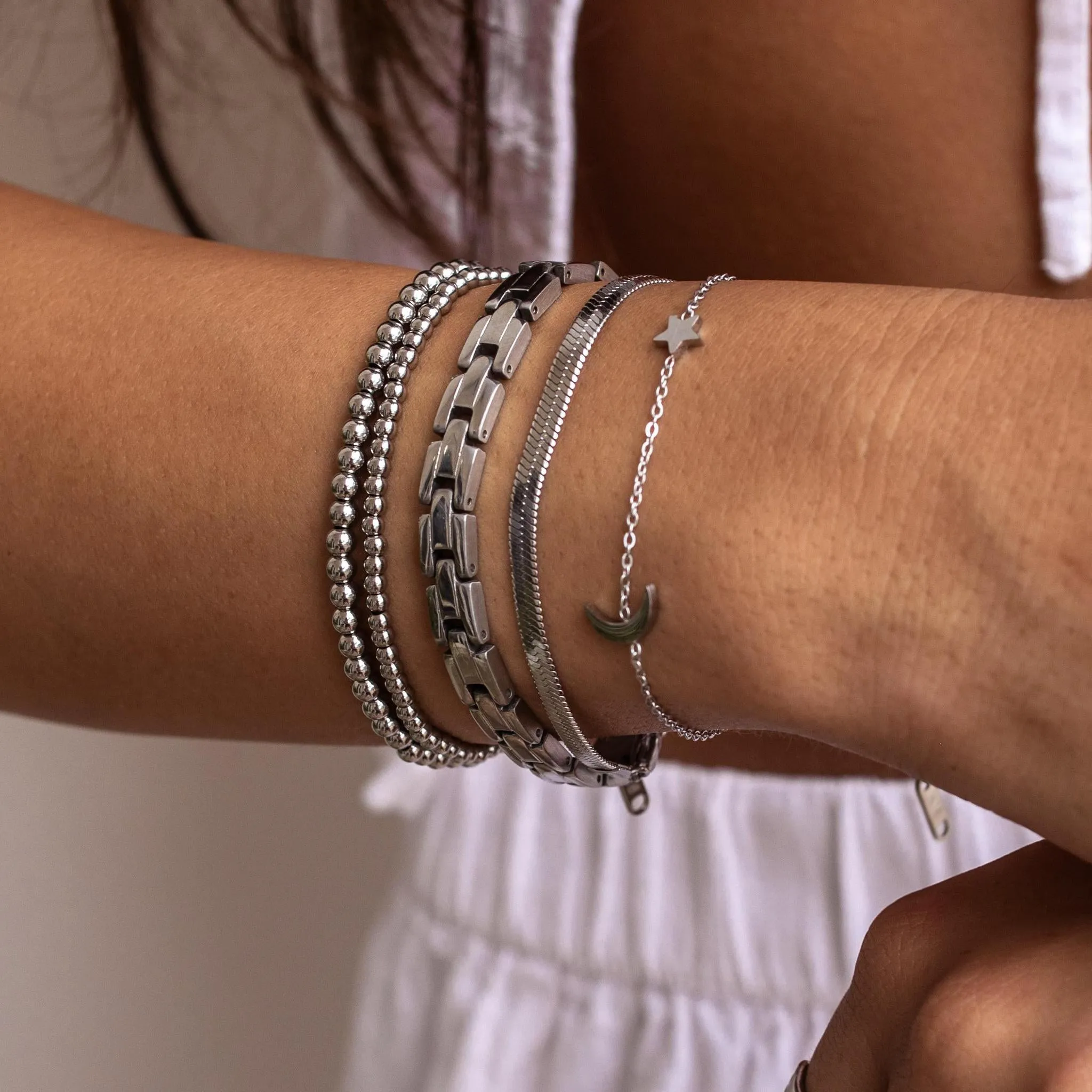 Intention Bracelet Silver