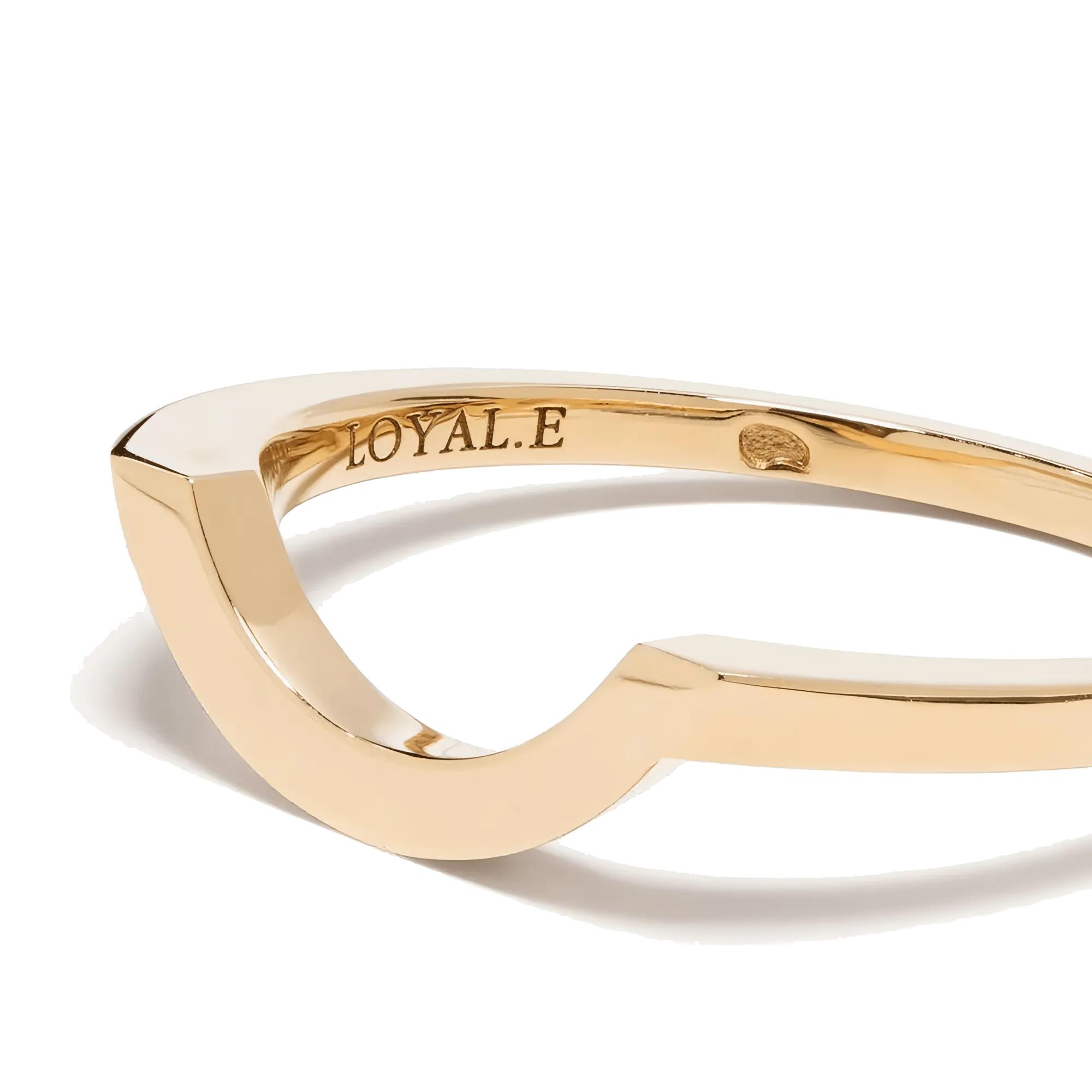 Intrépide grand arc ring