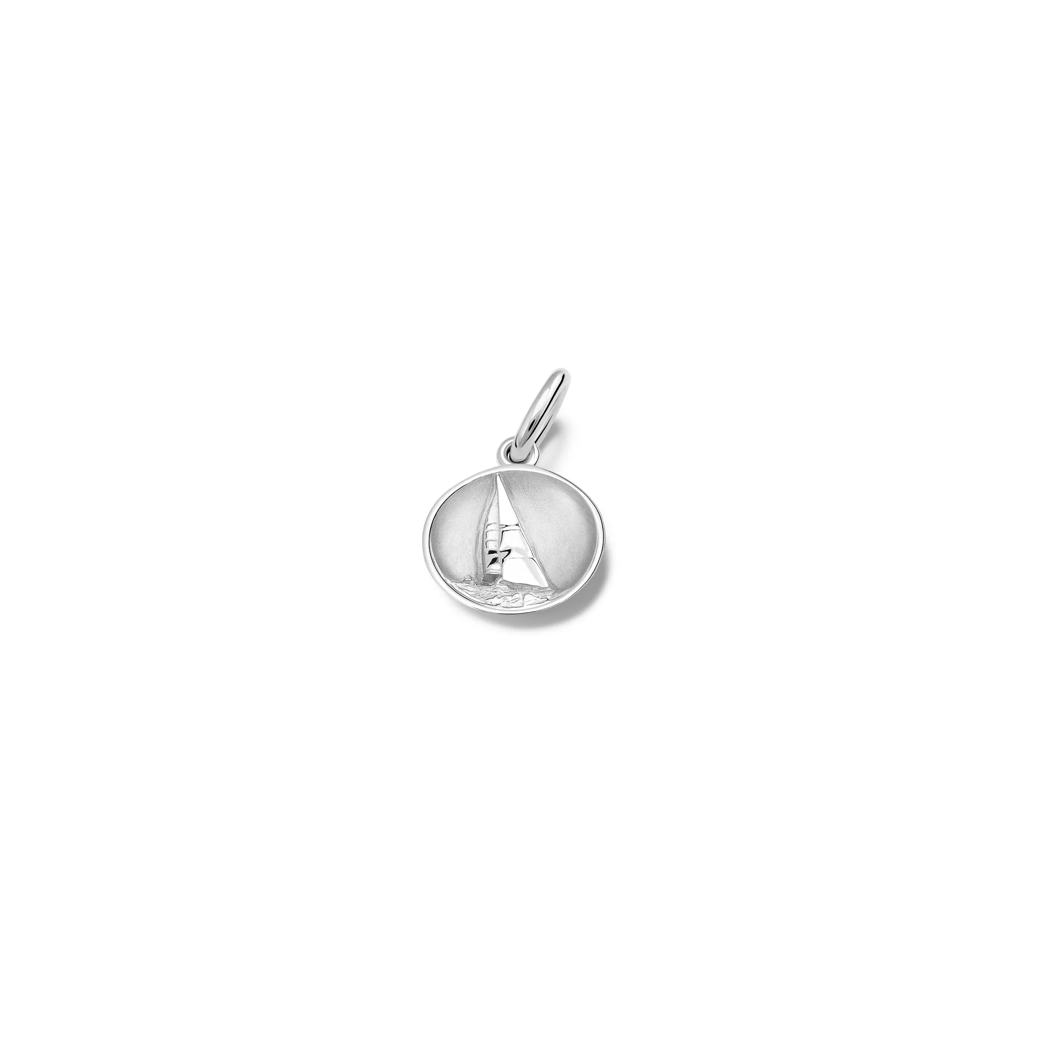 La Voile Necklace Pendant Silver