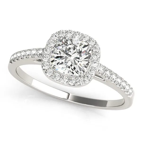 Ladies Halo Engagement Ring 50919