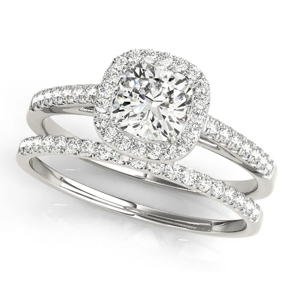 Ladies Halo Engagement Ring 50919