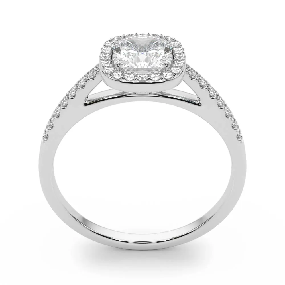 Ladies Halo Engagement Ring 50919