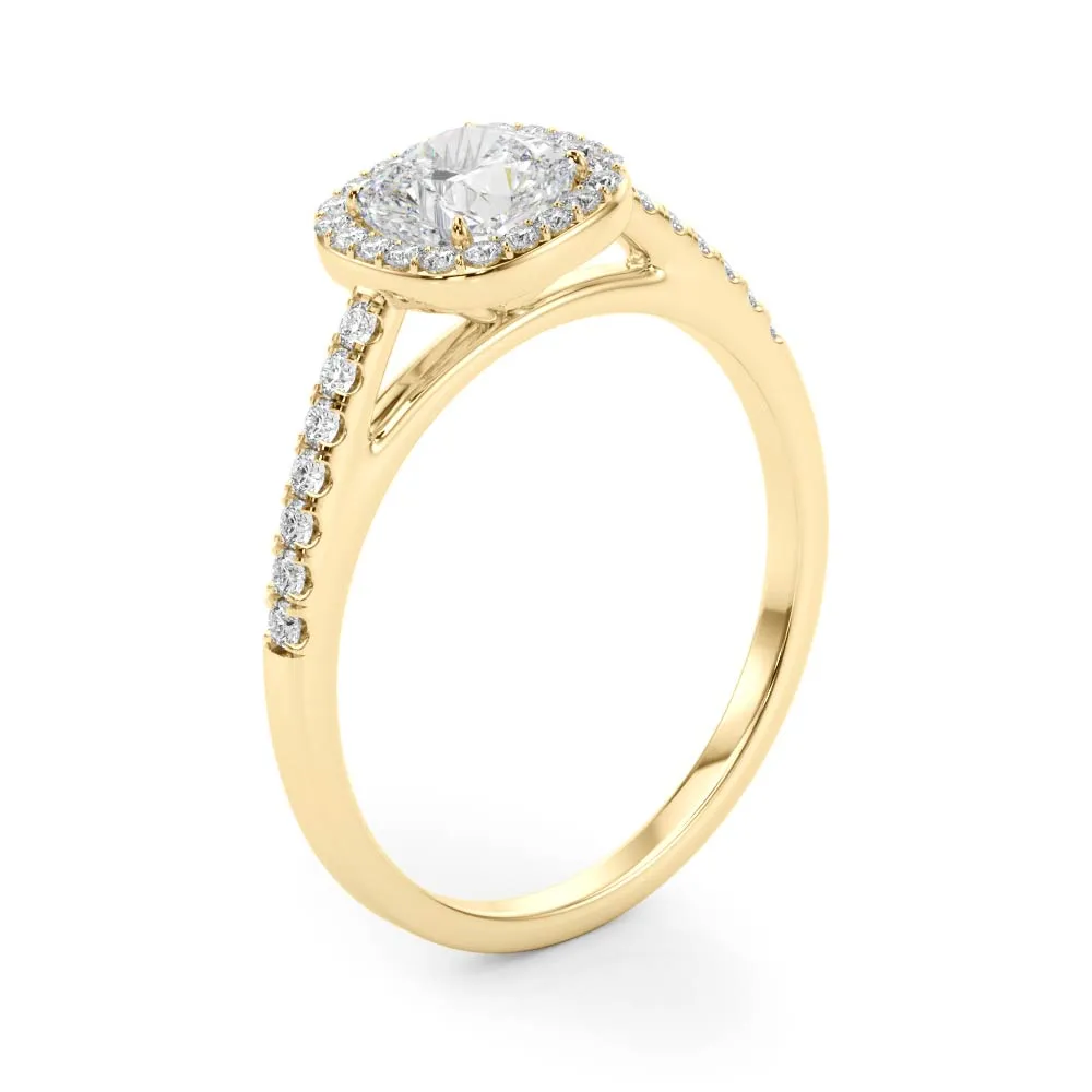 Ladies Halo Engagement Ring 50919