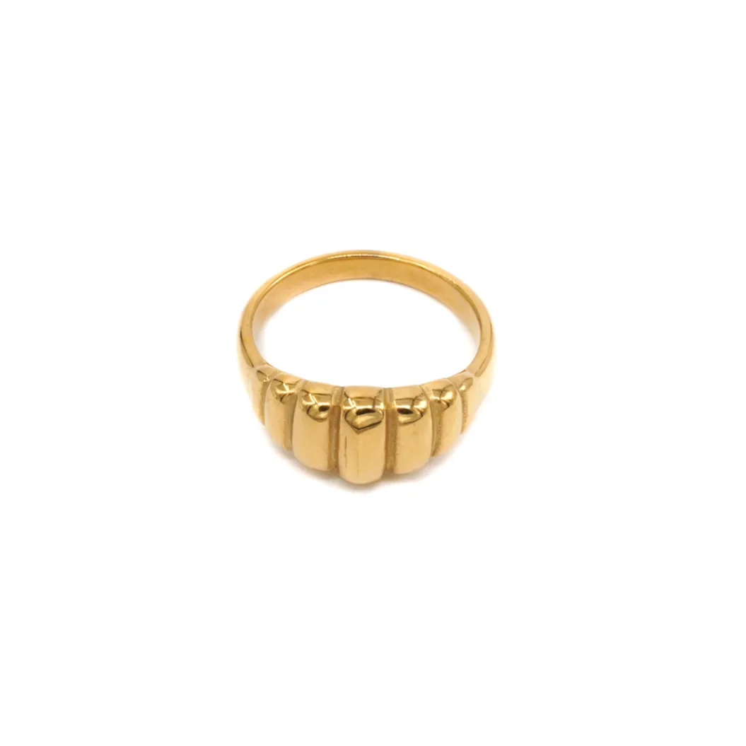 MAY MARTIN Mabel Gold-Dipped Ring