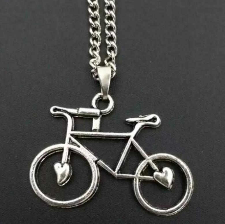 Mixed style Bicycle Motorcycle Pendant Necklace Statement Jewelry Woman Mens Charms Jewelry Gift