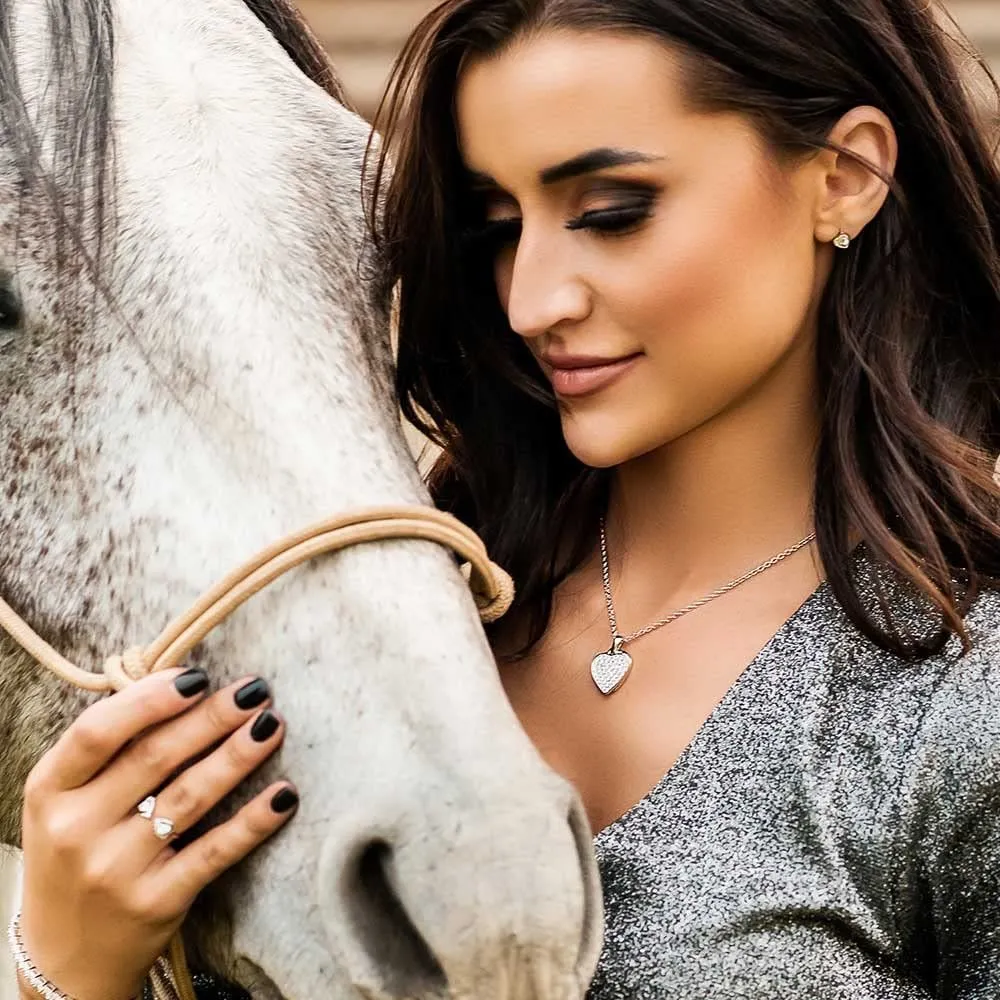 Montana Silversmiths Western Inspired Heart Necklace