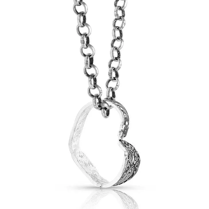 Montana Silversmiths Western Inspired Heart Necklace