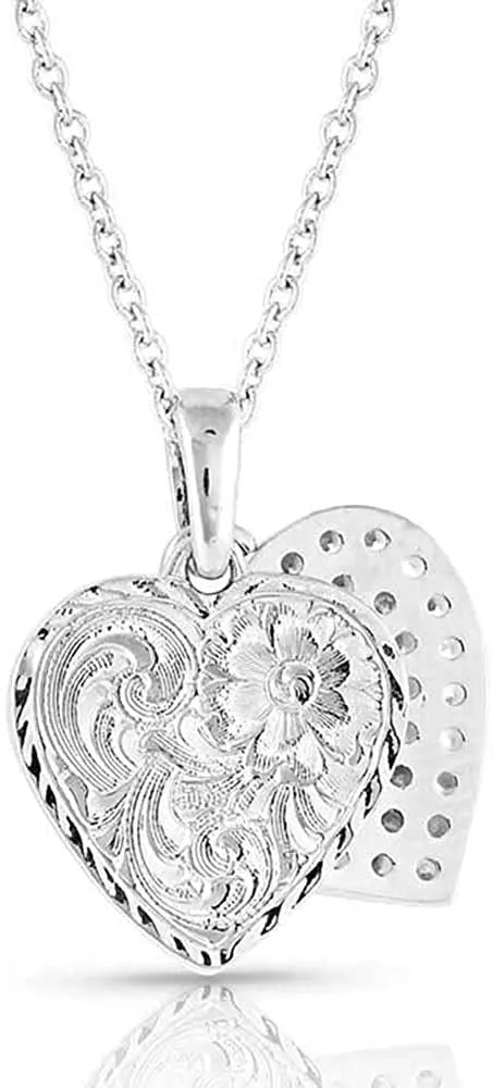 Montana Silversmiths Western Inspired Heart Necklace