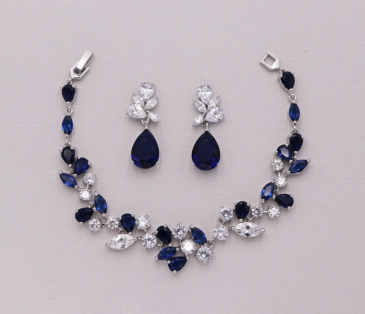 Natalia Sapphire Jewelry Set