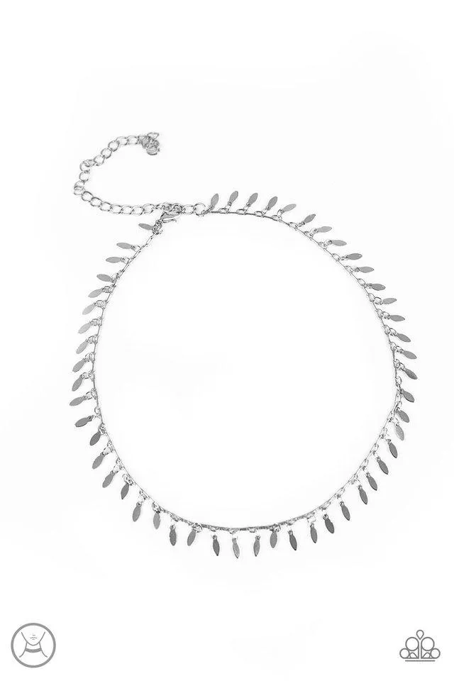 Paparazzi Necklace ~ PURR-fect Ten - Silver