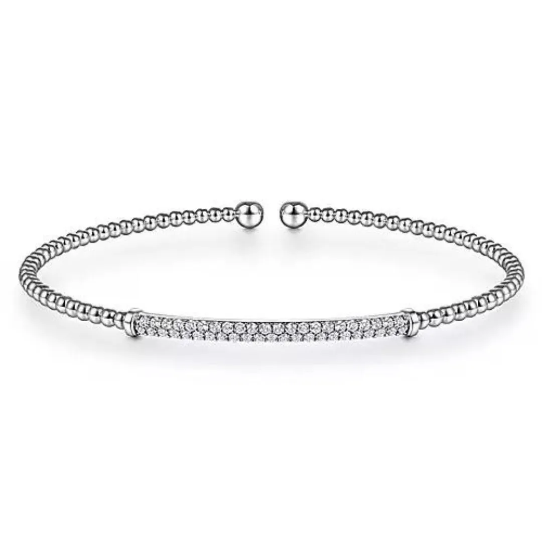 Pave Diamond Bar Bracelet