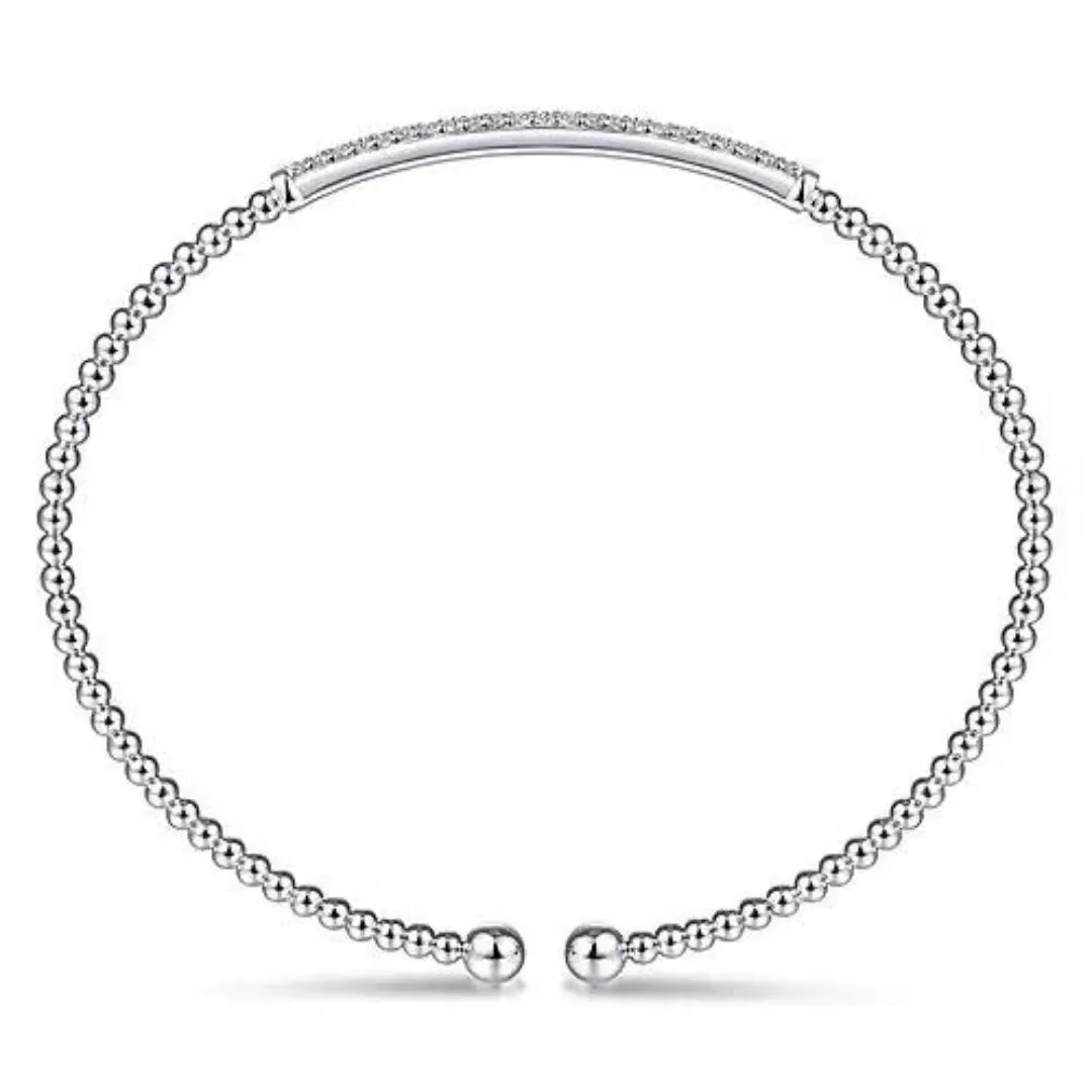 Pave Diamond Bar Bracelet