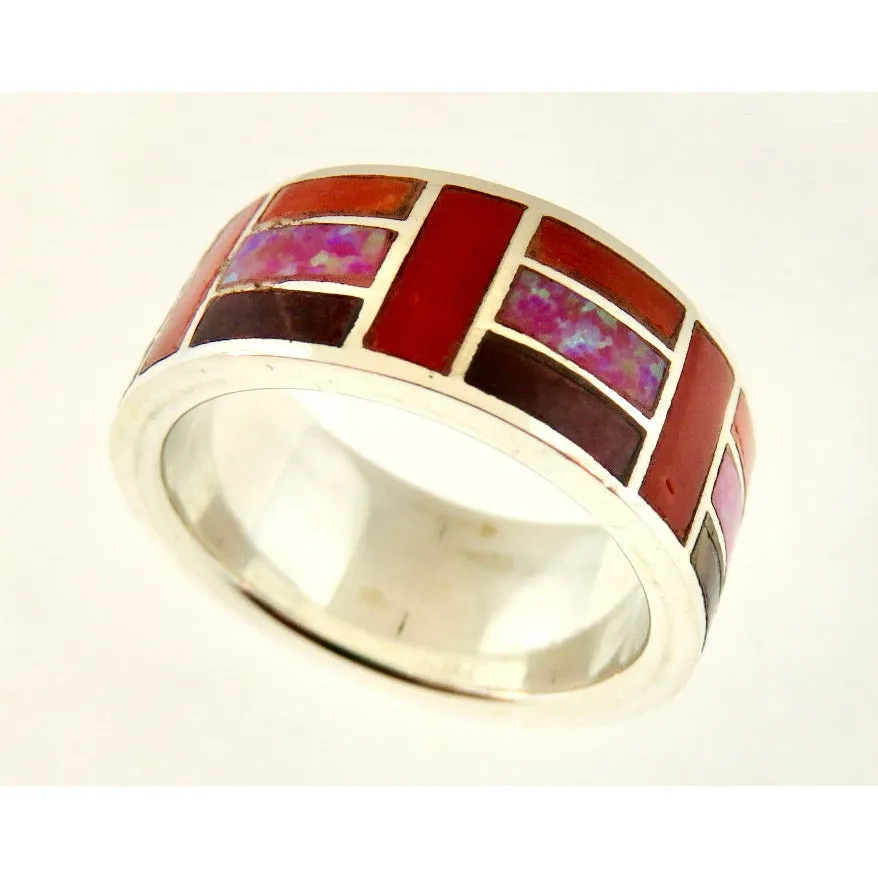 Peyote Bird  Pinot Noir  Inlay Ring