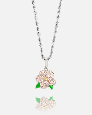 Pink Flower Pendant