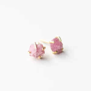 Pink Tourmaline Earrings