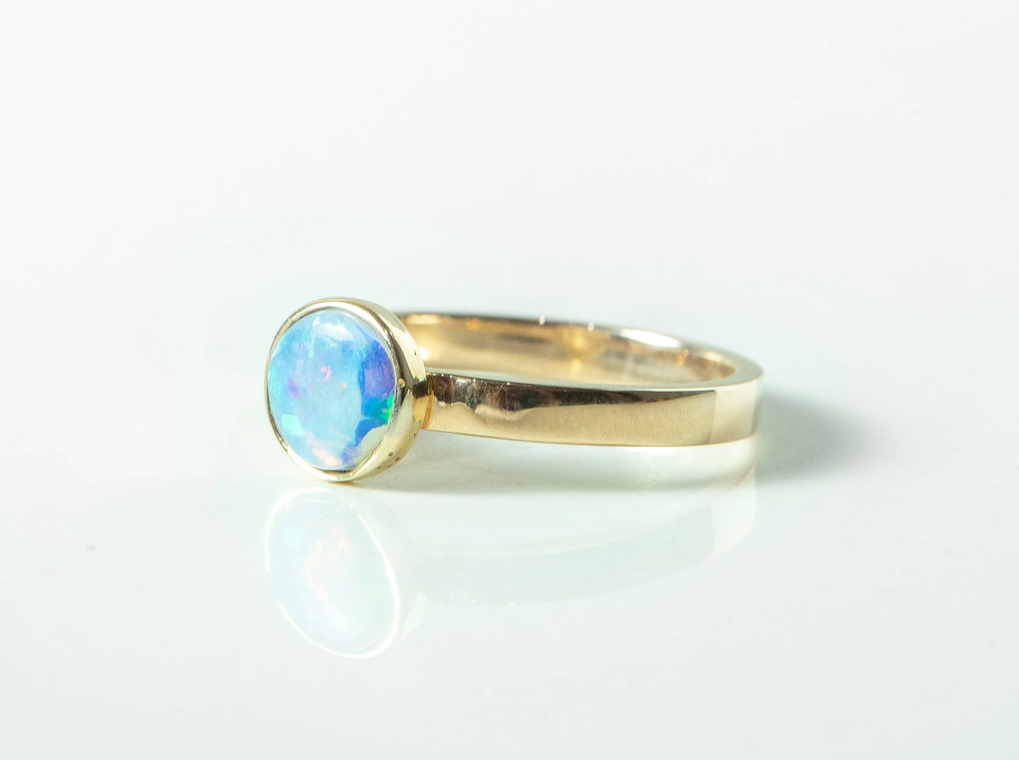 "Oceanic Opal" Ring